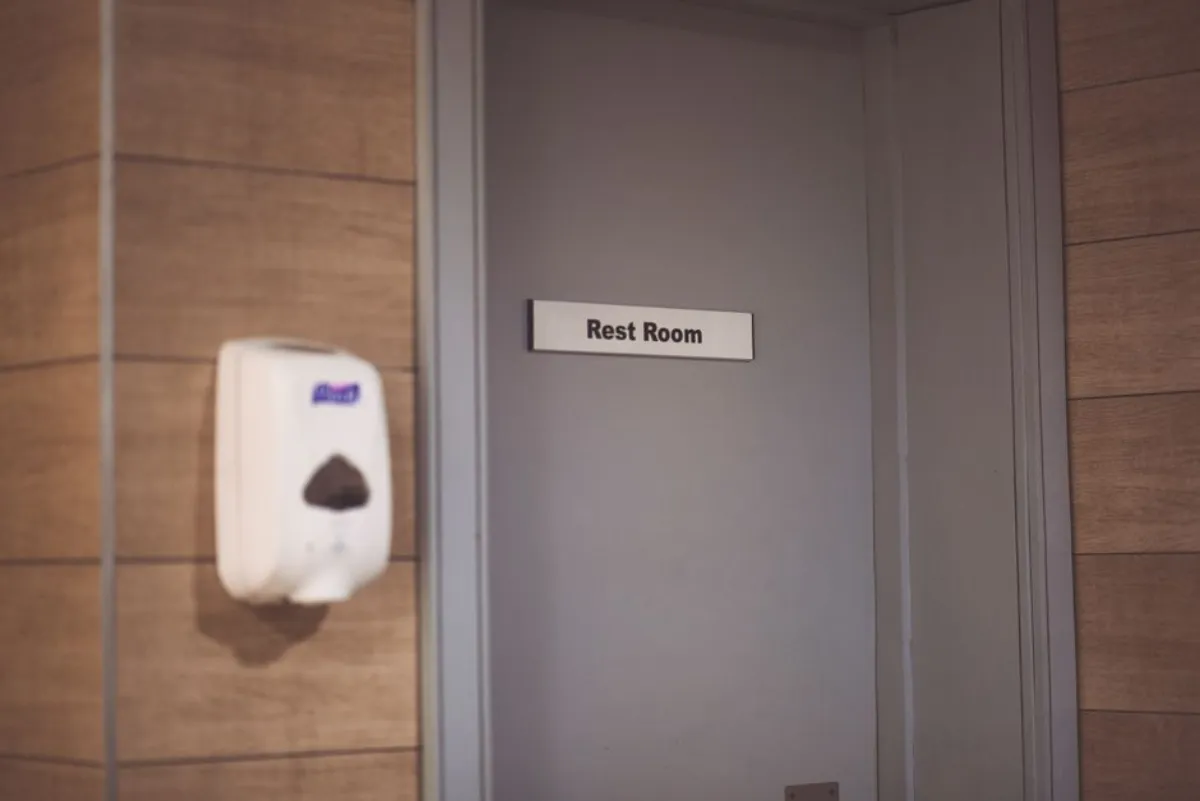 bathroom door